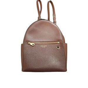 Henri Bendel Saffiano Leather Backpack